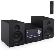 Pyle 3-Pcs Wireless BT Streaming Stereo System w/ MP3, USB, FM Radio, Bass Refle