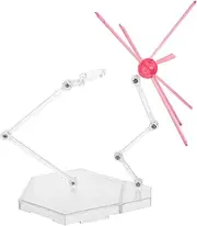 Kisangel 1 Set Action Figure Stand with Effects Lightweight Model Support Base for Collectible Figurines Easy Assembly Display Holder for Enhanced Scene Presentation