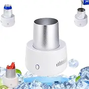 Multi Purpose Small Refrigeration Cup, Portable Car Mini Refrigerator, Electric Drink Cooler Instant Quick Cooling Cup for Beer Cola Milk Wine