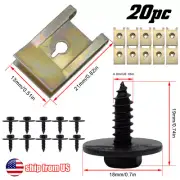 For BMW E81 E87 E46 E82 UNDERTRAY CLIP SCREWS ENGINE UNDER COVER SPLASH GUARD US