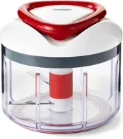 Zyliss Easy Pull Food Processor & Manual Food Chopper - Vegetable Slicer & Dicer
