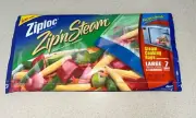 Ziploc Zip N Steam Steam Cooking Bags Large 7 Bags