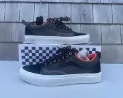 Vans X Spitfire Wheels Skate Old Skool Black/Flame Sneakers Men's Size 8.5 NEW