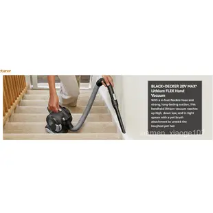 【熱賣】美國代購BLACK+DECKER Flex BDH2020FL充電式手持吸塵器寵物 110v