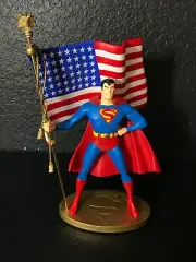 Superman Hand Painted Porcelain Statue Limited Ed 605 of 1700 by Jack Burnley