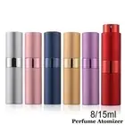 Portable Mini Travel Size Spray Case Refillable Bottles Perfume Atomizer Glass