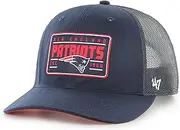 47 New England Patriots Hardline Trucker RF Unisex Baseball Cap - Navy Blue, Navy Blue, One size