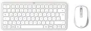 Hama Wireless Keyboard Mouse Set (Multi Device Keyboard and Mouse with Bluetooth/Wireless for PC, Smartphone, Tablet, Small, with Batteries, Quiet Scissor Keys, Multimedia Keys, German QWERTZ Layout)