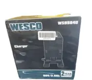 Wesco Ws 9984u Charger 60v 2.6/ah new
