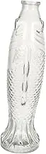Homoyoyo Fish Shaped Glass Vase Bottle - Unique Decorative Carafe for Home - Office and Event Centerpieces Ideal for Floral Arrangements Drinks and Stylish Table Decor