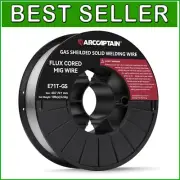 Versatile 10lb Gasless Flux Core Welding Wire 0.035” - Low Splatter Performance