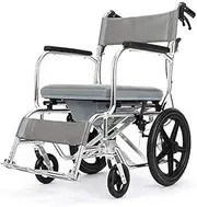 Lightweight Wheelchair Aluminum Manual Wheelchair Folding Wheelchair Portable for Elderly Seniors and Disabled Users Mobility Aids