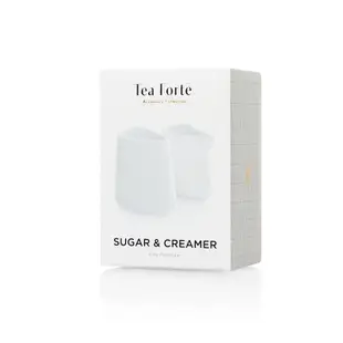 30403 Tea Forte 白瓷糖奶盅組 Sugar and Creamer