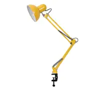 Flexible Led Desk Lamp With Clamp, With Swing Arm, Ideal For Reading, Office Or Studio YELLOW US PLUG