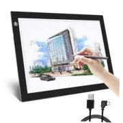 A4 Tracing Light Pad, Ultra-Thin Tracing Light Box USB Power Artcraft A4 black