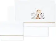 Interbaby Baby Bedding 100% Cotton Car Moses Basket Elephant Giraffe 3 Piece Set Flat Sheet + Duvet Cover + Pillowcase