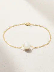 [Mikimoto] Mikimoto - 18-karat Gold Pearl Bracelet - One size One size Gold