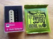 Seymour Duncan JB SH-4 Humbucker Pickup Zebra FREE SET OF ERNIE BALL STRINGS