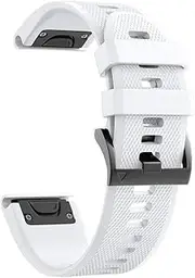 [ISOUDE] 26 22MM Watchband Silicone Band For Garmin Fenix 7 7X 6X For Coros VERTIX/Coros VERTIX 2 Smart Watch Quick Release Wrist Straps