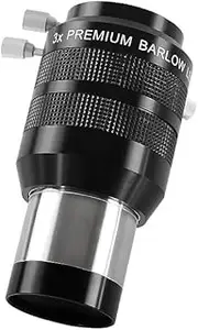Skyoptikst 2" 3X Apo Barlow Lens w/1.25" Adapter - Multi-Coated 4-Element Optics