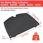 BBQ Half Griddle Plate For Weber Q Series Q1000 Q1200 Q1400 Q120 Q140 FAMILY BAB