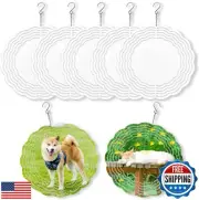 Veramz 5Pcs 8"" Sublimation Wind Spinner Blanks Round Wind Spinner Sublimatio