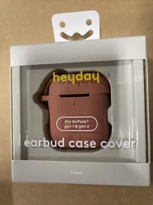 heyday Silicone 1st & 2nd Gen Apple Airpod Case - Dusty Coral