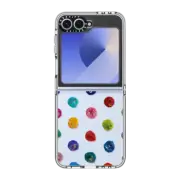 Galaxy Z Flip6 Clear Case Identity Dots No. 4 By Ingrid Ching
