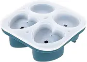 SOESFOUFU 2.5inch Rose Ice Cube Trays Silicone Ice Cube Tray Whiskey Ice Ball Mold Easy Cleaning for Juice Drink