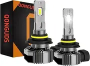 QONGUDS 9006 Bulb,30000LM 500% Super Brighter, 1:1 Size HB4 Fog Light 9006 Bulbs, 50000Hrs Lifespan,6500K White, Plug and Play,9006 Low and High Beam with Fan Pack of 2 (9006 HB4)