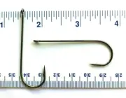 100 super strong 9146 2X strength GT Black Nickel Aberdeen Fish Hooks size 4/0