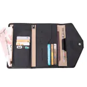 Travel Wallet Passport Holder Woman Wallet,Black