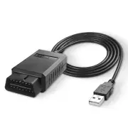 XMSJSIY USB OBD2 Scanner Adapter with MS-CAN/HS-CAN Switch OBDII Diagnostic C...
