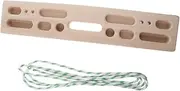Perfeclan Rock Climbing Hanging Board,Hand Grip Strengthener,Workout Equipment,Pull Ups Hanging Board for Climbing,Wooden Hanging Board