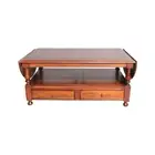 Solid Mahogany Wood Gate Leg Coffee Table Antique Reproduction