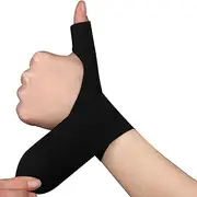 Wrist Compression Straps, Wrist Bandage, Ultra Thin Bowling Wrist Bandage, Workout Wrist Support for Thumb Joint of Men with Ventilation Hole