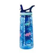 650ml Blue Dinosaur Flared Drink Bottle