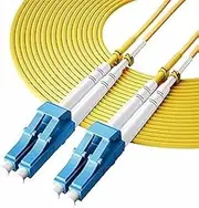 Yonwide 50m SMF Lc-Lc Fiber Optic Cable - 10Gb Single Mode, 9/125um, LSZH, 0.2m-100m Options