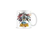 Gundam Mech Mash Up Mug (White) (One Size)