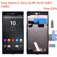 在飛比找蝦皮購物優惠-原裝液晶帶邊框適用於索尼 Xperia Z Ultra LC