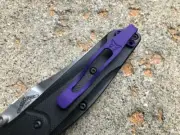 Purple Titanium Deep Pocket Clip For Benchmade 940 Pocket Folder Knife