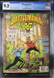 1991 Valiant WWF WWE Battlemania 3 CGC 9.2 POP 3 Big Boss Man Randy Savage RARE