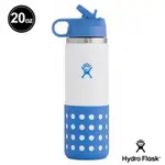 HYDRO FLASK 20OZ/592ML 寬口吸管蓋保溫瓶 海灣藍