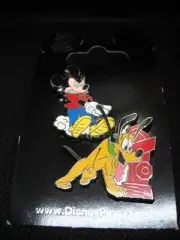 Mickey Mouse & Pluto with Fire Hydrant (2 Pin Set) Disney Pin NEW *