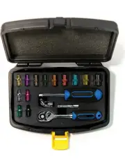 CK Tools Sure Drive 17 Piece Coloured Metric Socket Set 1/4in Drive (T4658)