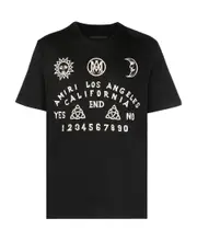 Ouija Board print T-shirt S,XL,XS,L,XXXL,XXL,M Black