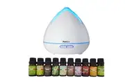 Purespa Diffuser Set With 10 Pack Diffuser Oils Humidifier Aromatherapy