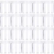 20 Pack 4oz Clear Plastic Jars Empty Containers for Cosmetics Lotions Butters
