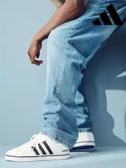 adidas White/Black VS Pace Trainers (K96045) | $104