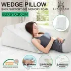 High density cool gel Visco elastic Memory Foam and Cool Gel Wedge Pillow 2KG